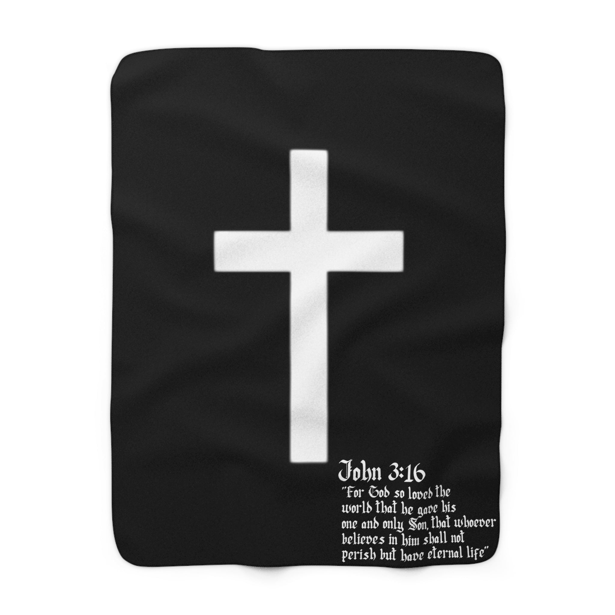 Walk In Faith John 3:16 Fleece Blanket