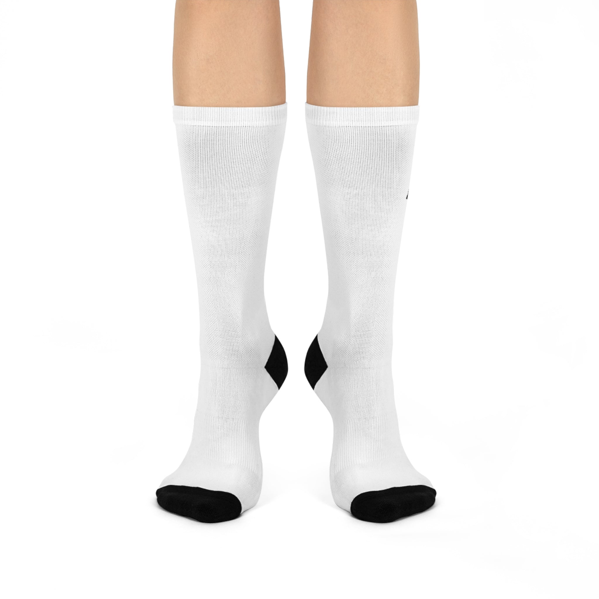 White Walk in Faith Cross Socks