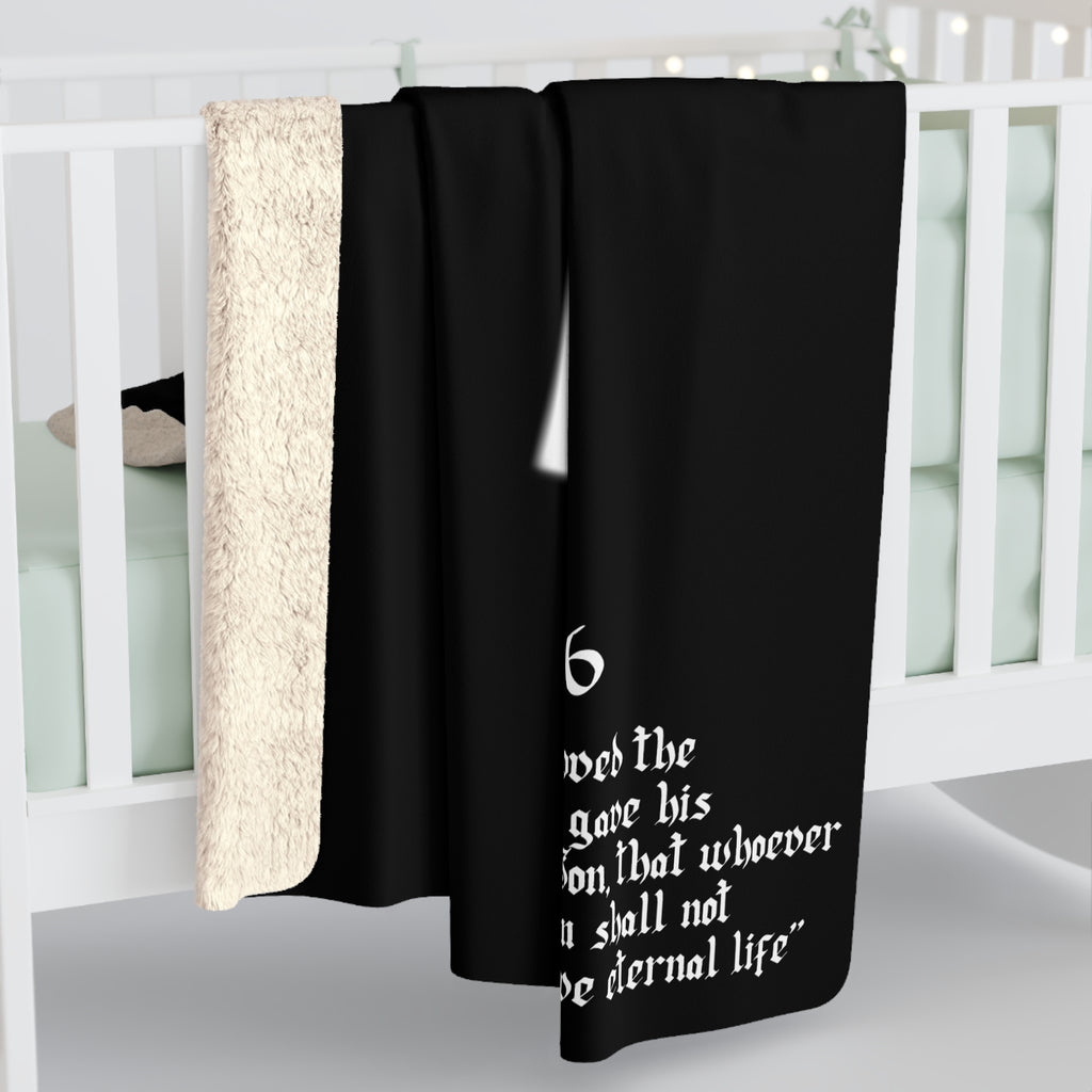 Walk In Faith John 3:16 Fleece Blanket