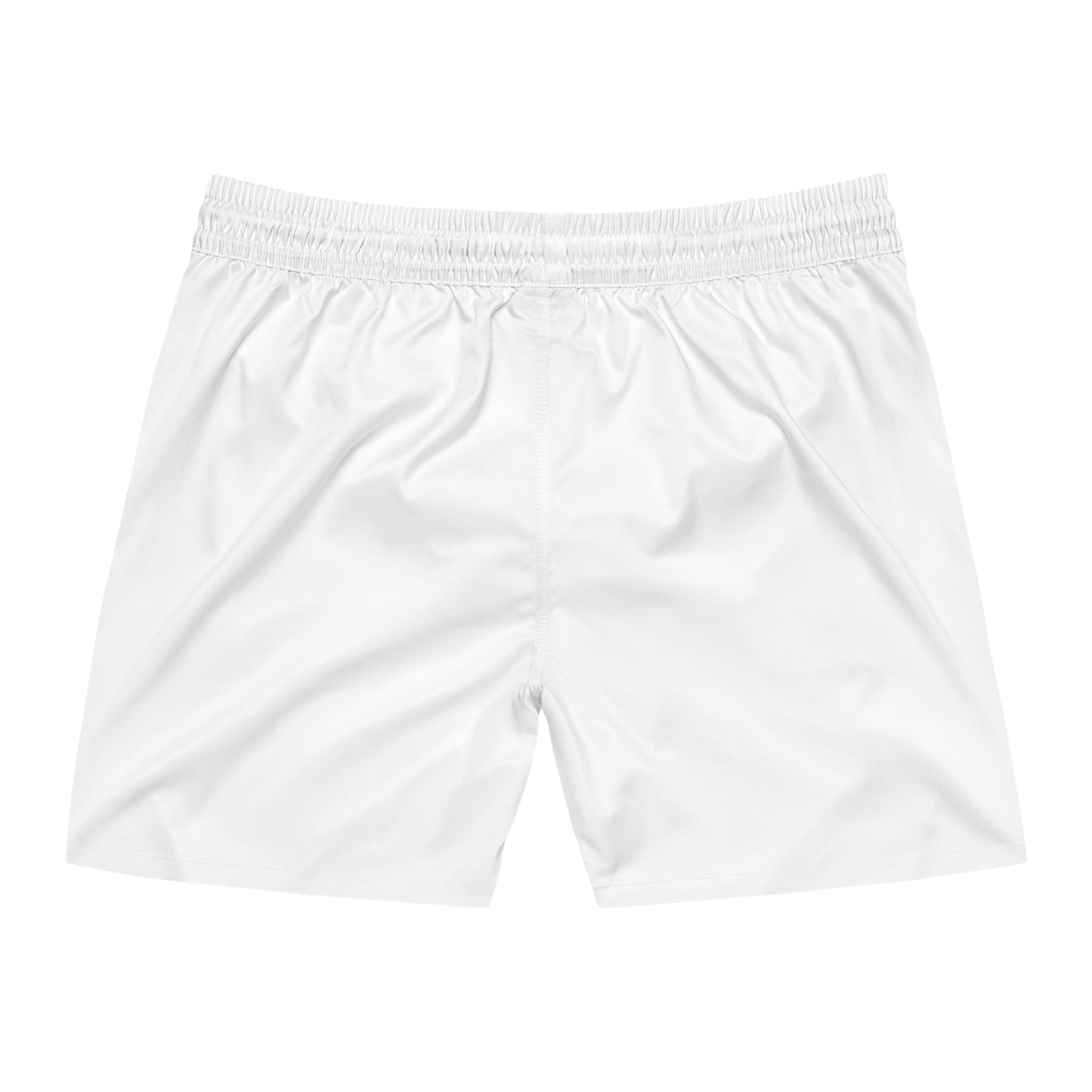 White Walk In Faith Cross Swim Trunks