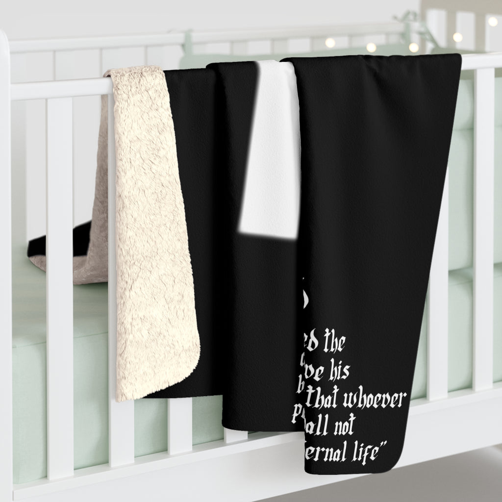 Walk In Faith John 3:16 Fleece Blanket